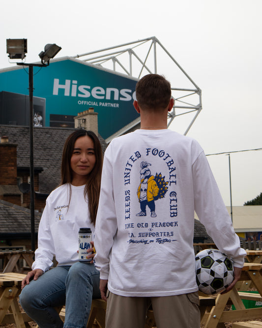OLD PEACOCK x LA SUPPORTERS LONG SLEEVED TOP