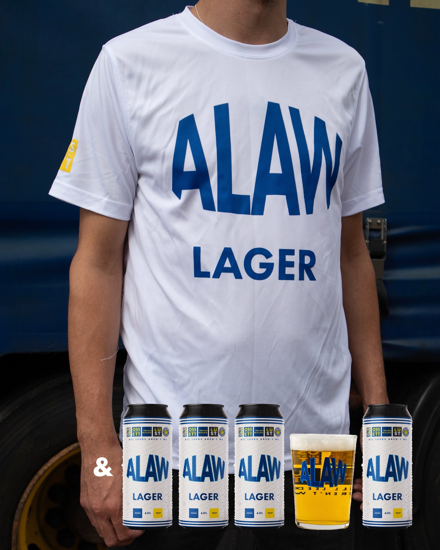 ALAW Lager (4x500ml) + Tshirt + Glass