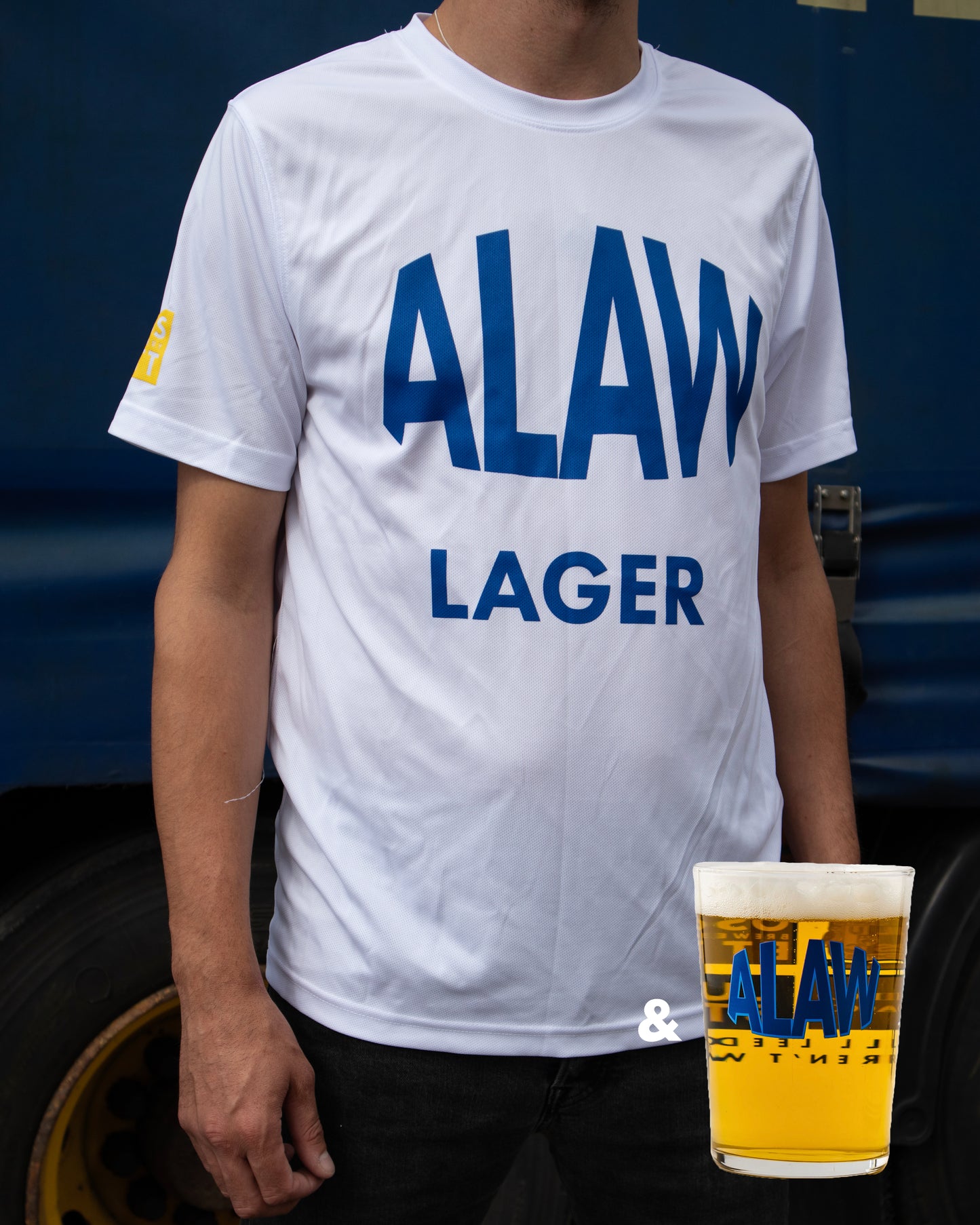 ALAW Tshirt + Glass