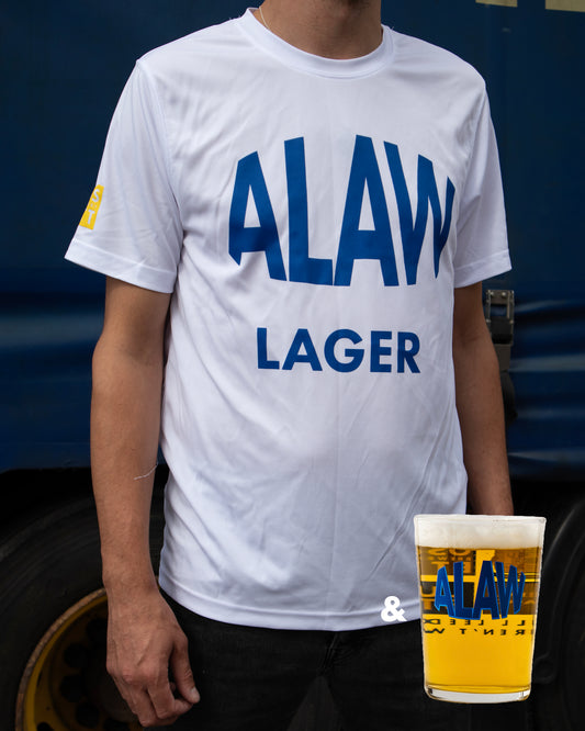 ALAW Tshirt + Glass