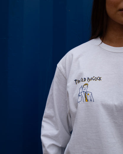 OLD PEACOCK x LA SUPPORTERS LONG SLEEVED TOP